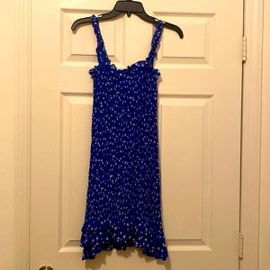 Faithful the brand blue smocked dress